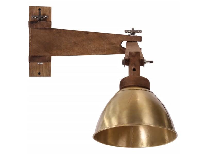  Lampe murale, applique murale 25 w laiton antique e27  - Conforama C