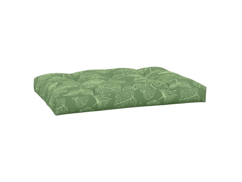  Coussin de palette, coussin de chaise, coussin de canapé à motif de feuilles 120x80x12 cm tissu cf55264  - Conforama D