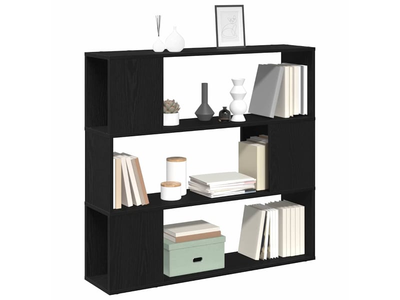  Ensemble meuble tv - banc tv - meuble de rangement 100 x 24 x 94 cm chêne noir  - Conforama C