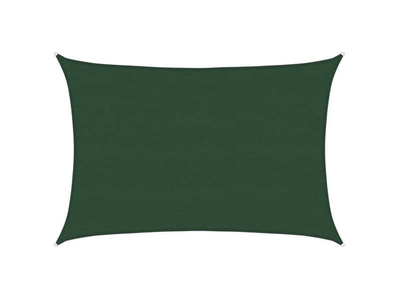  Voile d'ombrage - voile d'ombre - voile parasol 160 gm² vert foncé 5x6 m pehd  - Conforama A