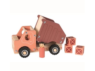 Grand camion en bois avec 3 containeurs