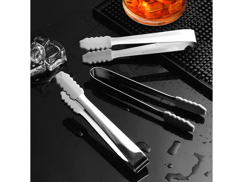  3 pièces pince à glaçons, pince bonbon, tête en silicone, inoxydable pince, pince de service pince bonbon, pince a sucre glace mini, pour glace No Commercial reference - Conforama C