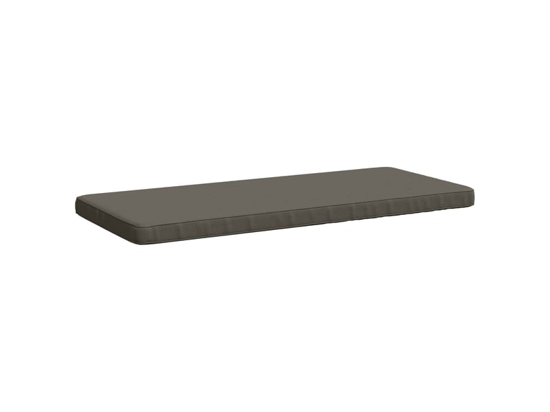  Lot de 2 coussins de banc, coussins d'assise vught 100 % polyester gris cf57981  - Conforama D