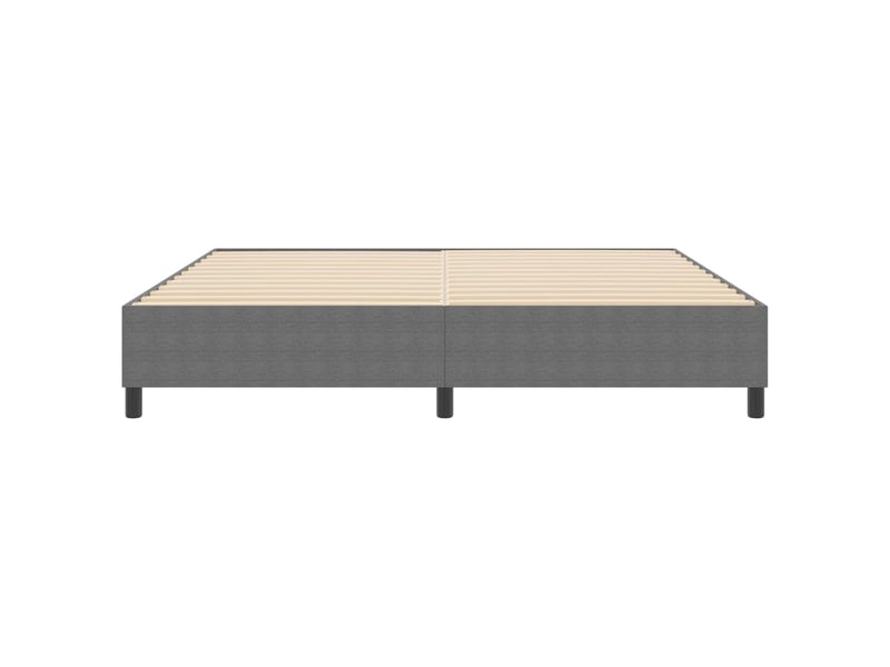 Lit double- lit adulte -  cadre de lit plateforme gris clair 200 x 200 cm  - Conforama D