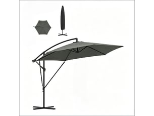 Parasol de jardin pliable, coloris au choix, piscine, extérieur, flexible