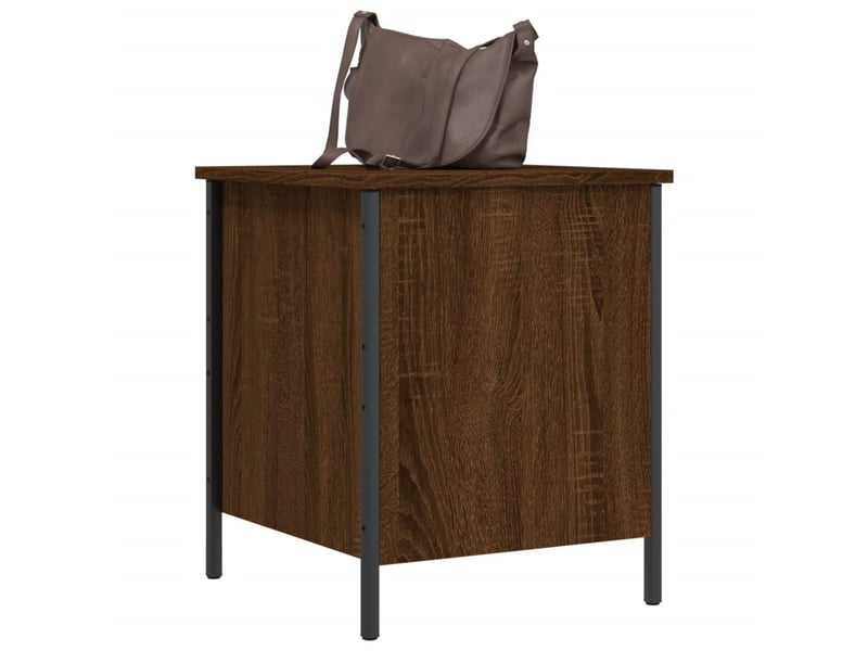  Banc chambre, banc de rangement chêne marron 40x42,5x50 cm bois d'ingénierie  - Conforama D