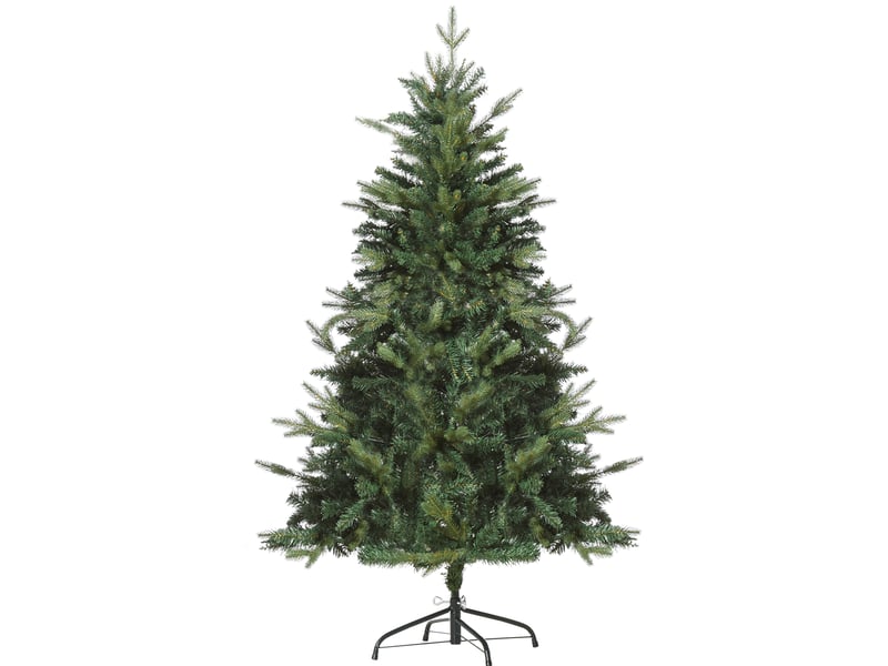  Sapin de noël artificiel de 150 cm, sapin artificiel à 946 branches, décoration de noël avec support en métal pour usage intérieur  - Conforama A