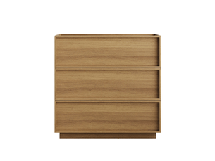 Buffet 0 porte(s)  3 tiroir(s) BGSRYAO  - 80 cm coloris bois clair 