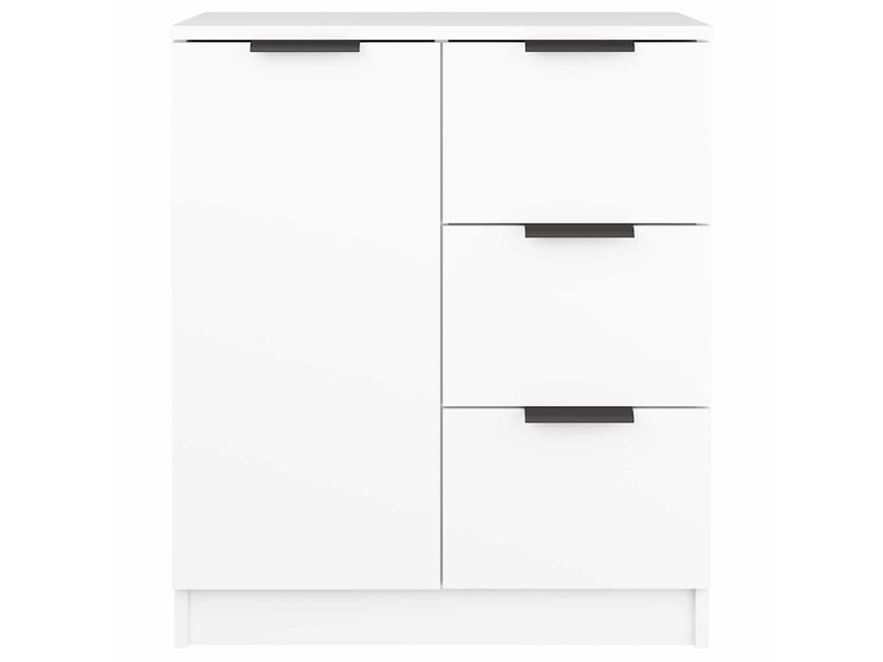  Buffets 2 pcs - bahut - meuble de rangement blanc 60x30x70 cm bois d'ingénierie  - Conforama E