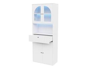 Vitrine coloris blanc  PEXCHO  - 70 cmx180 cm