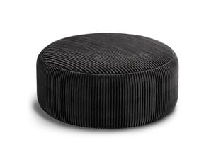 Fauteuil fixe <strong>MODENVIE</strong> <strong></strong> Velours côtelé noir vendu A l'unité