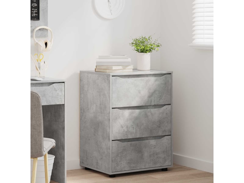  Armoire de rangement, commode de rangement 60 x 48 x 81 cm bois d'ingénierie shl527  - Conforama E