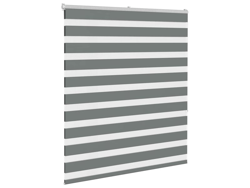  Store zèbre, store de fenêtre gris foncé largeur du tissu 115,9 cm polyester cf48553  - Conforama C