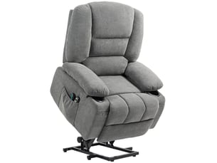 Fauteuil relax électrique  RAELUNYI Cuir / Tissu noir