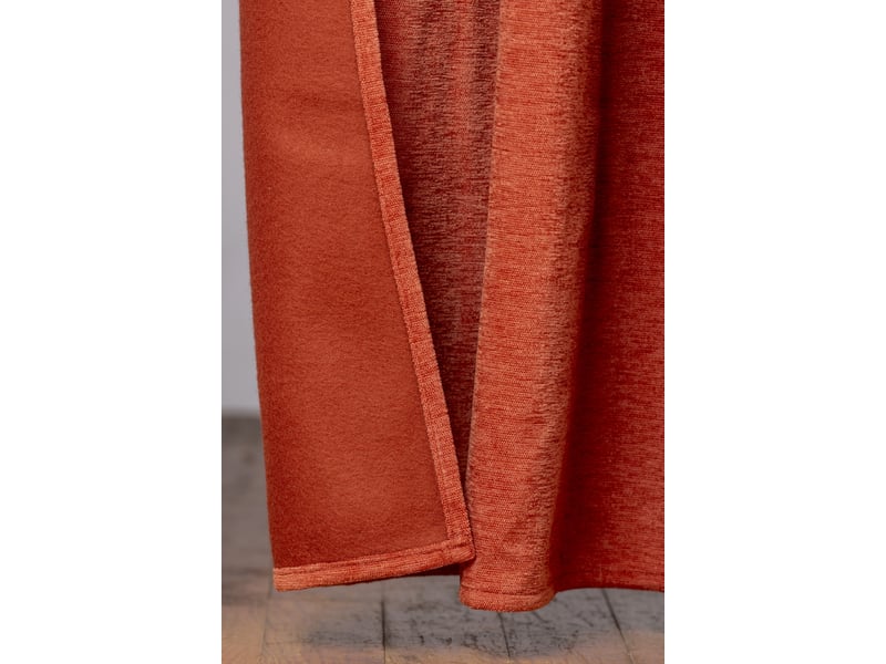 Rideau occultant phonique et thermique 140 x 240 cm osiris terracotta 15676 - Conforama C