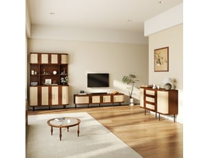 Meuble tv coloris bicolore 40 cm ULQENI  