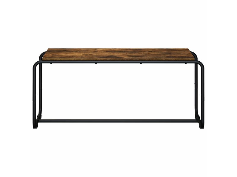  Meuble tv moderne, banc tv 98x35,5x42 cm chêne fumé bois d'ingénierie  - Conforama C