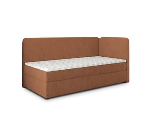 Lit avec rangement 80x200 cm MASSENO   coloris cuivré