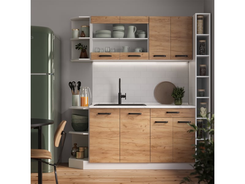  Vicco etagère de cuisine, blancblanc, 30cm mit 2 fächern  - Conforama D