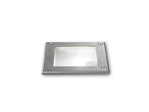 Ideal lux park spot encastré carré extérieur en acier 1x gu10 ip67