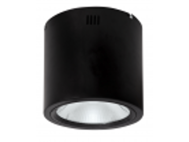  Fabrilamp tubular spot led de plafond en saillie 30 w 2400 lm 4000 k noir 094883009 - Conforama B