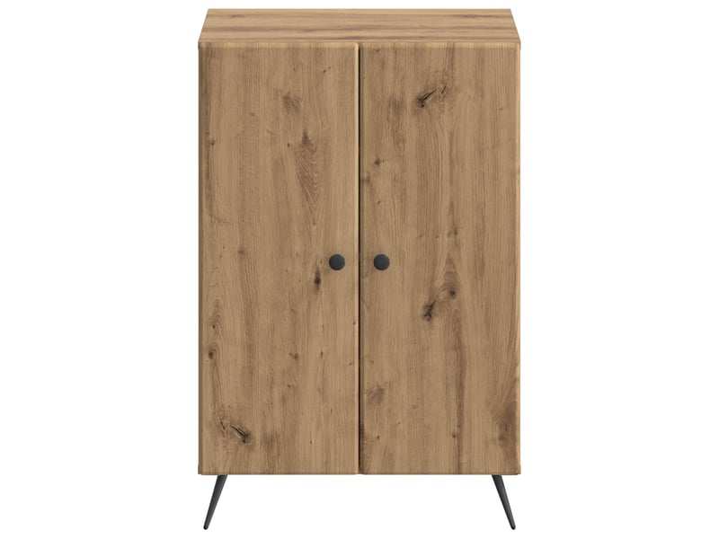  Meuble à chaussure, cabinet à chaussures breda 59,5x39,5x90 cm chêne artisanal  - Conforama D