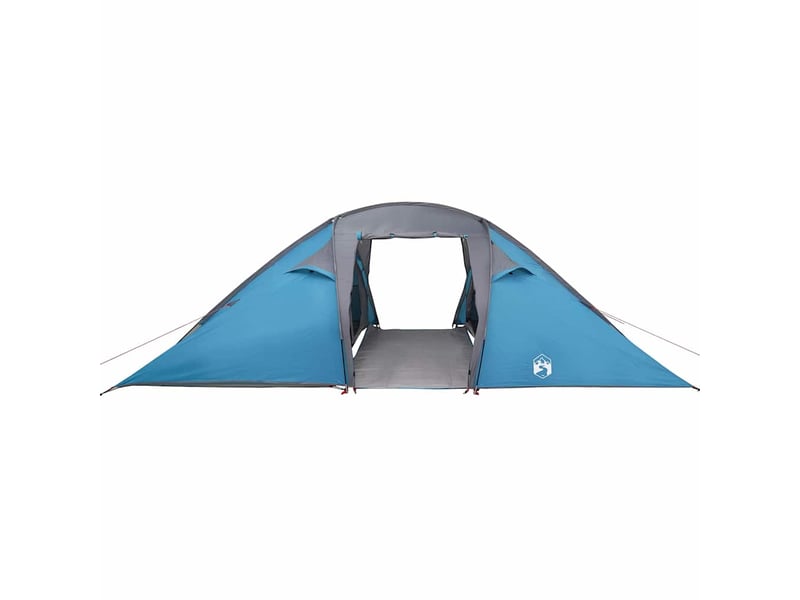  Tente tunnel, tente de camping 4 personne bleu taffetas imperméable  - Conforama D