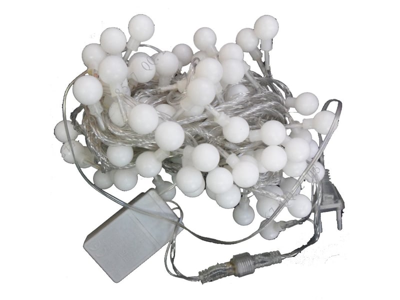 Guirlande lumineuse 100 leds 10m - 8 modes pour décoration noël, jardin, fêtes  - Conforama A