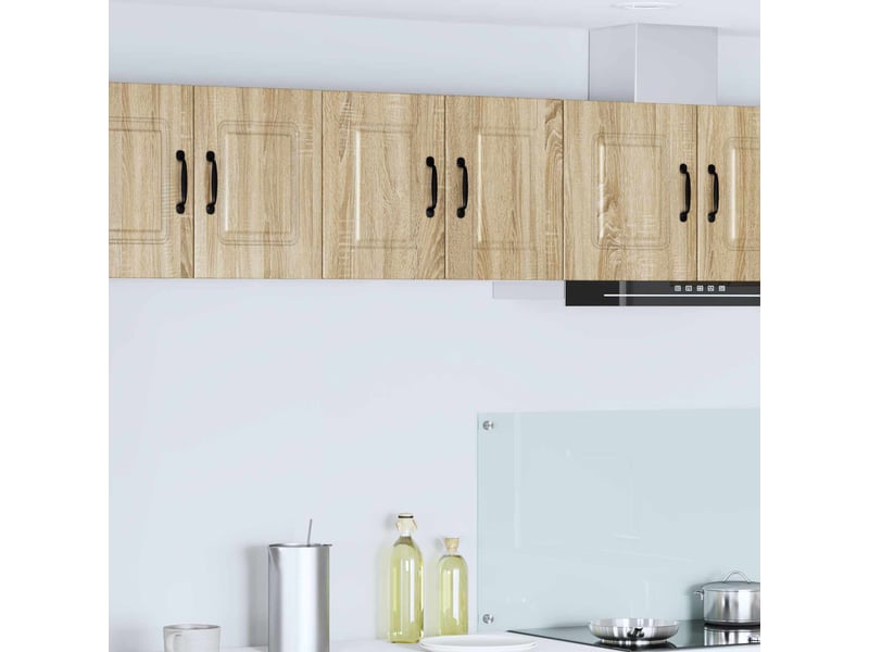  Meuble mural de cuisine | armoire de cuisine 2 pcs chêne sonoma bois d'ingénierie shl6785  - Conforama B