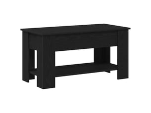 Table basse rectangulaire coloris noir  