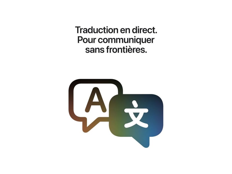  Ecouteurs bluetooth tws blancs avec reduction active du bruit et boitier de chargement sans fil AIRPODS5BSF - Conforama E