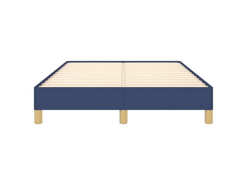  Lit double- lit adulte -  cadre de lit sans matelas bleu 120x190 cm tissu  - Conforama D