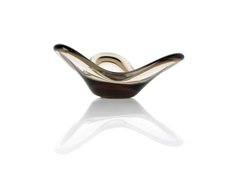  Le bougeoir liquid form - fumé  - Conforama B