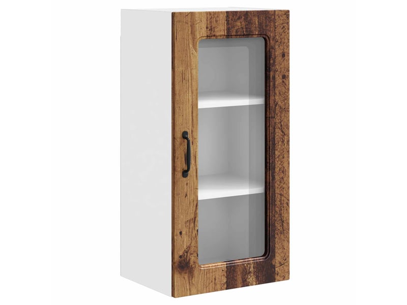  Meuble mural de cuisine | armoire de cuisine 2 pcs bois ancien shl455  - Conforama D