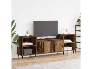 Meuble tv coloris marron 160 cm <strong></strong>  <strong></strong>