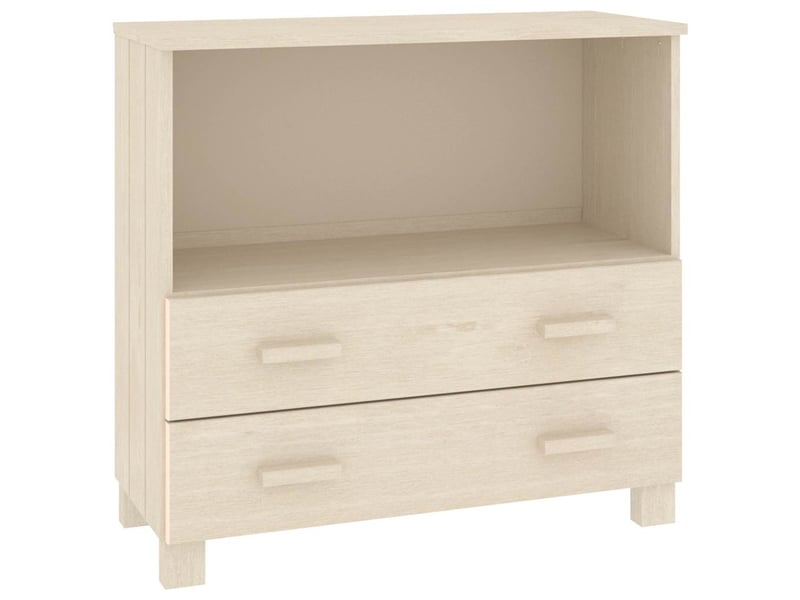  Buffet - bahut - meuble de rangement hamar marron miel 85x35x80 cm bois massif de pin  - Conforama A