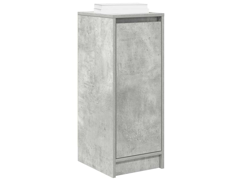  Meuble à chaussure, armoire à chaussures gris béton 29,5x34x76 cm bois d'ingénierie  - Conforama D
