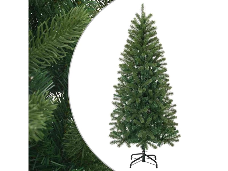  Sapin de noël, arbre de noël artificiel 150 cm pvc, pe et acier vert  - Conforama A