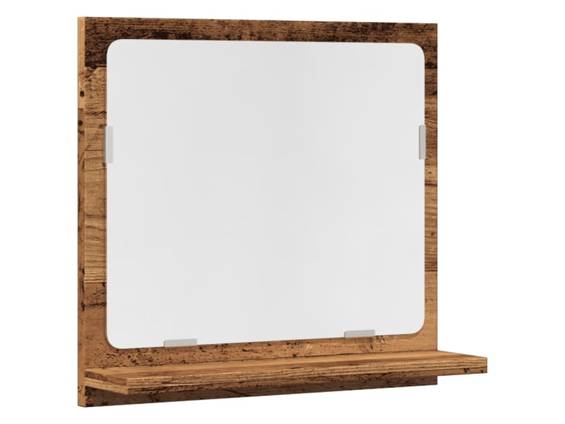  Armoire à miroir de salle de bain vieux bois bois d'ingénierie shl1254  - Conforama A