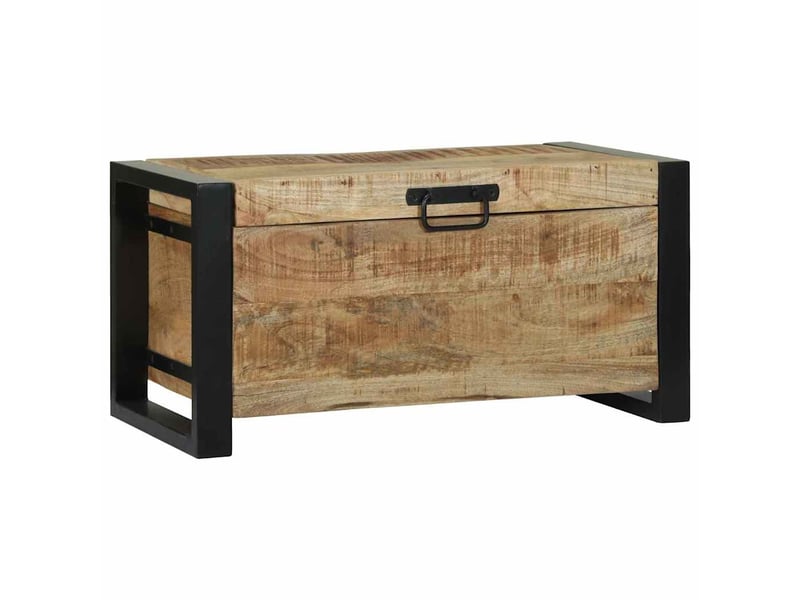  Coffre de rangement, boîte de rangement marron 60x30x30 cm  - Conforama B