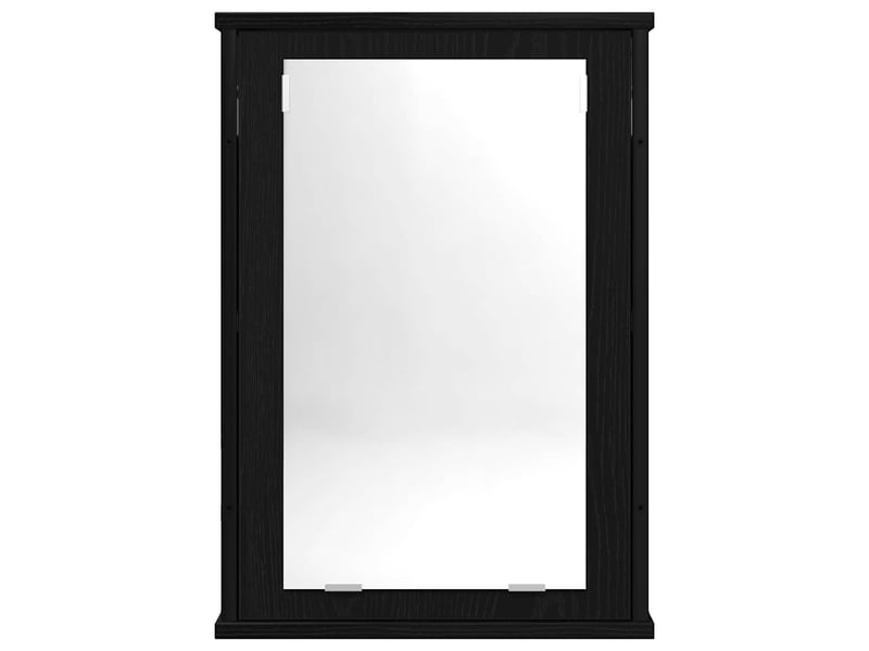  Armoire à miroir de salle de bain chêne noir bois ingénierie  - Conforama D