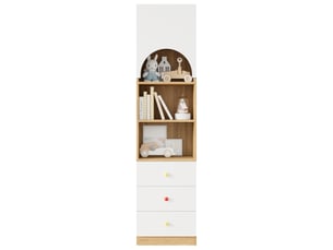 Bibliotheque coloris blanc <strong></strong> <strong>OPULERANE TRADING LTD</strong> - 50 cm x 200 cm