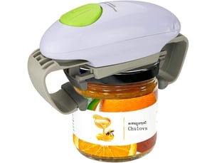 (piles non incluses) ouvre-boîte électrique portable à bord lisse, ouvre-boîte automatique mains libres, ustensile de cuisine, ouvre-boîte à piles, ga