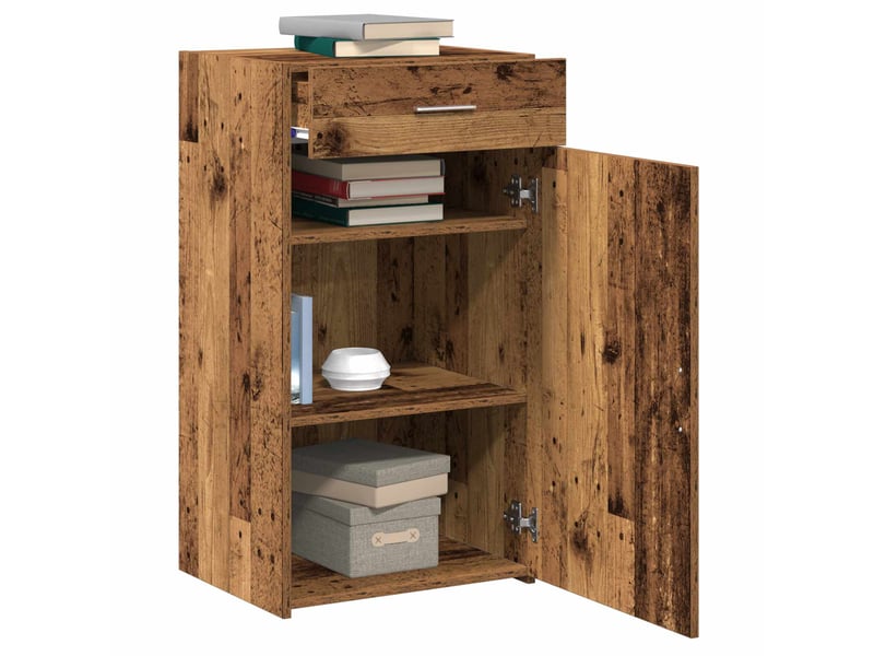 Buffet - bahut - meuble de rangement bois ancien 50 x 42,5 x 93 cm - Conforama C