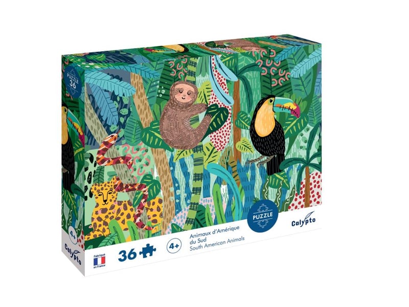  Puzzle 36 pieces - animaux d amerique du sud 7603 - Conforama A