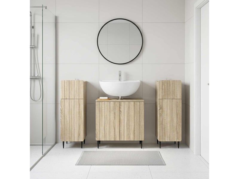  Ensemble de meuble de salle de bain 3 pièces zwolle cf63533  - Conforama B