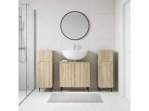 Ensemble de meuble de salle de bain 3 pièces zwolle cf63533