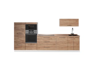 Vicco cuisine, chêne de force doré, 340cm, pt chêne