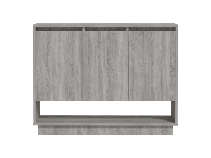  Buffet - bahut - meuble de rangement sonoma gris 97x31x75 cm bois d'ingénierie  - Conforama E
