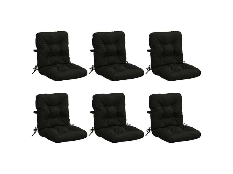  Lot de 6 coussins de chaise à dossier haut vianen cf59409  - Conforama A